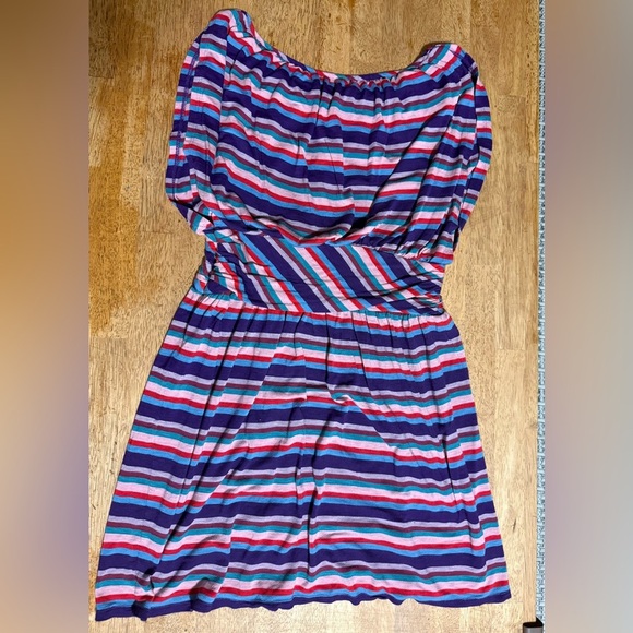 Retro Multi-colored Nine West Mini Dress Size 10 - Picture 3 of 5